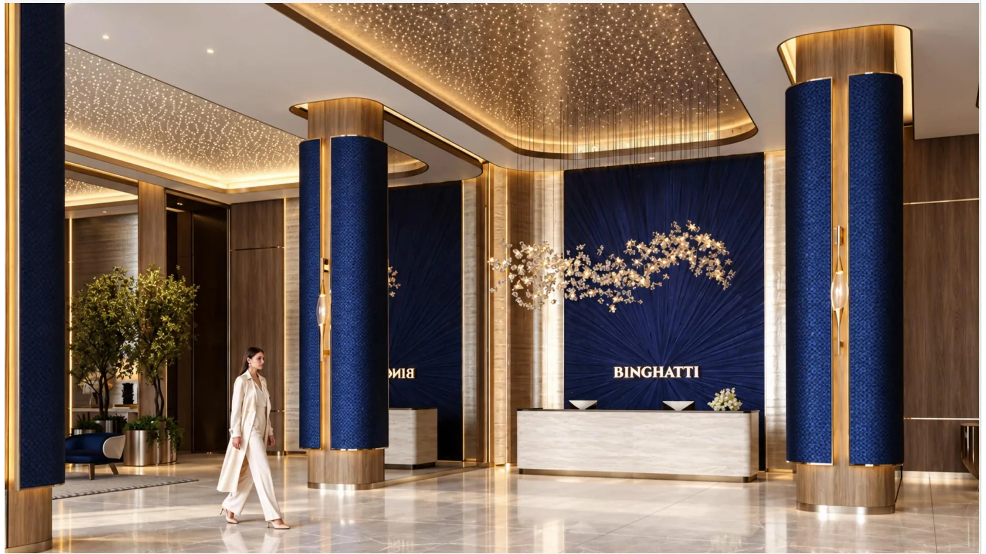 Binghatti Starfall at Al Jaddaf - Living Space & Interior Design