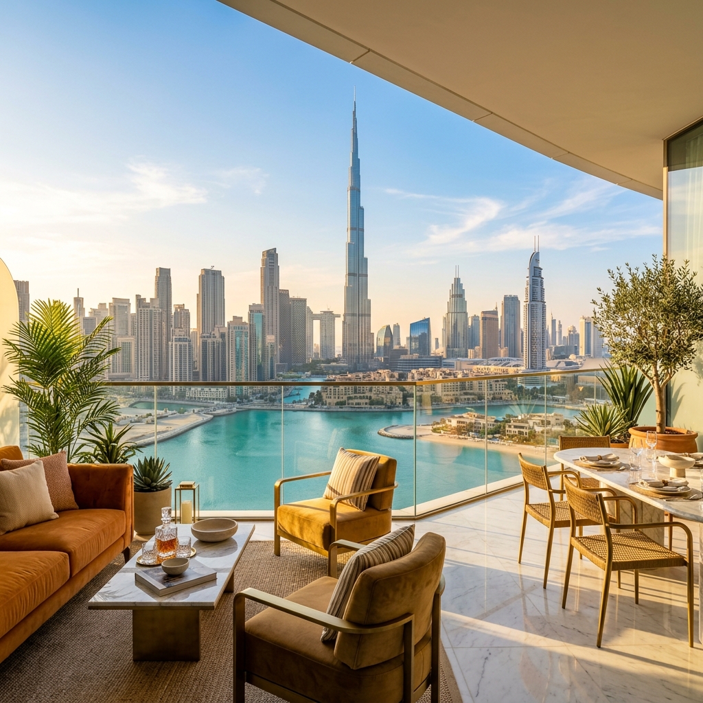 Bright Dubai Luxury Penthouse Skyline