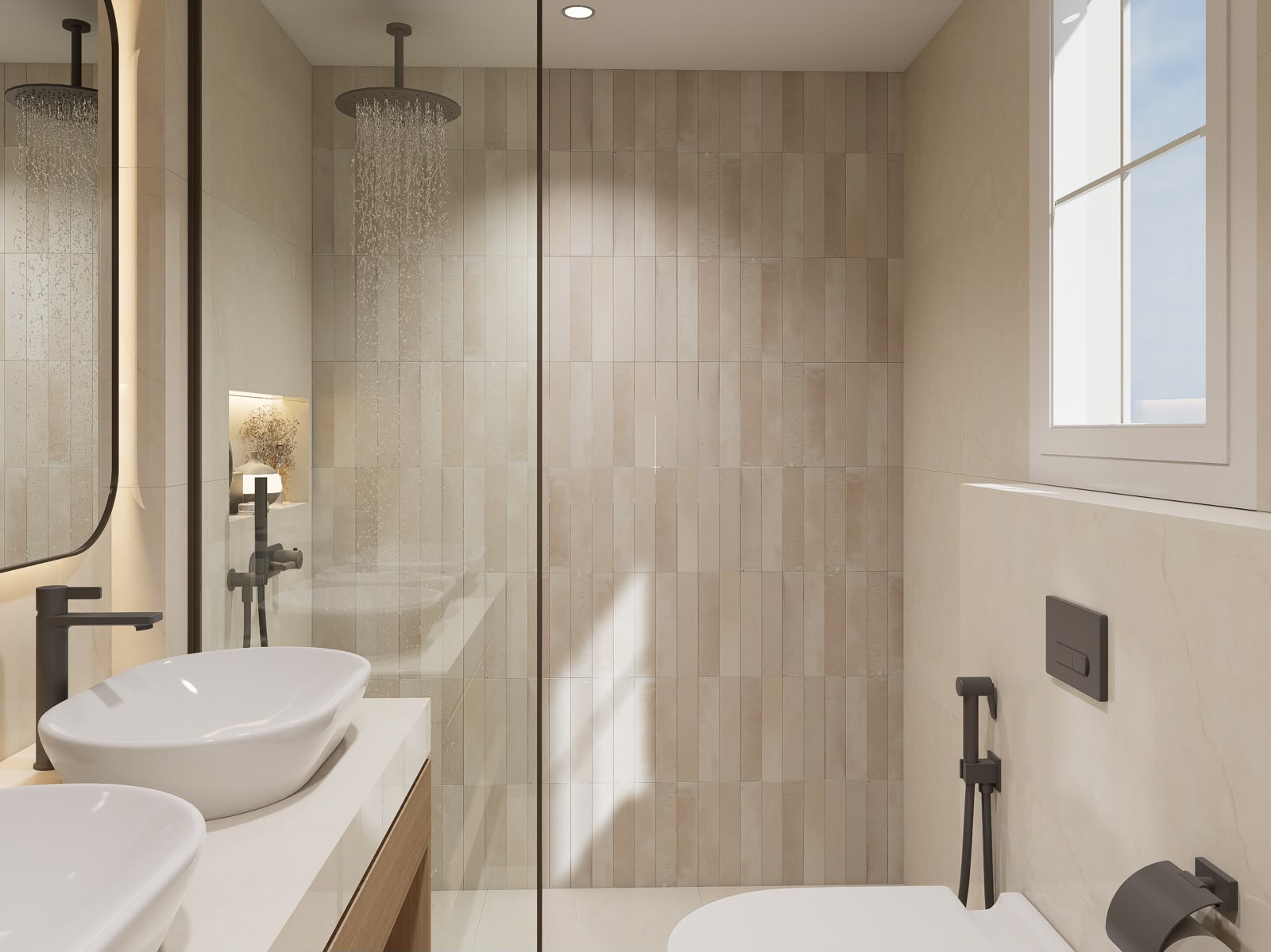 Bathroom — Dual Vanity Suite