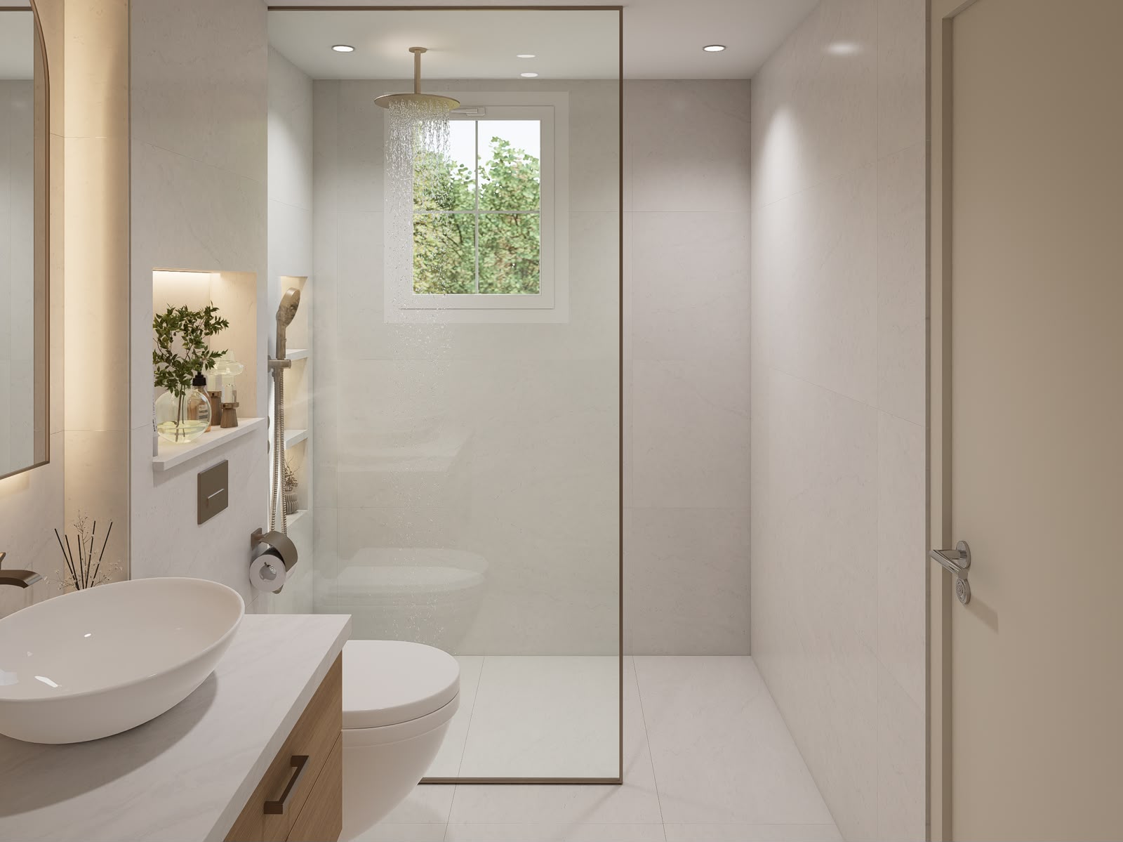 Bathroom — Garden-View Rain Shower