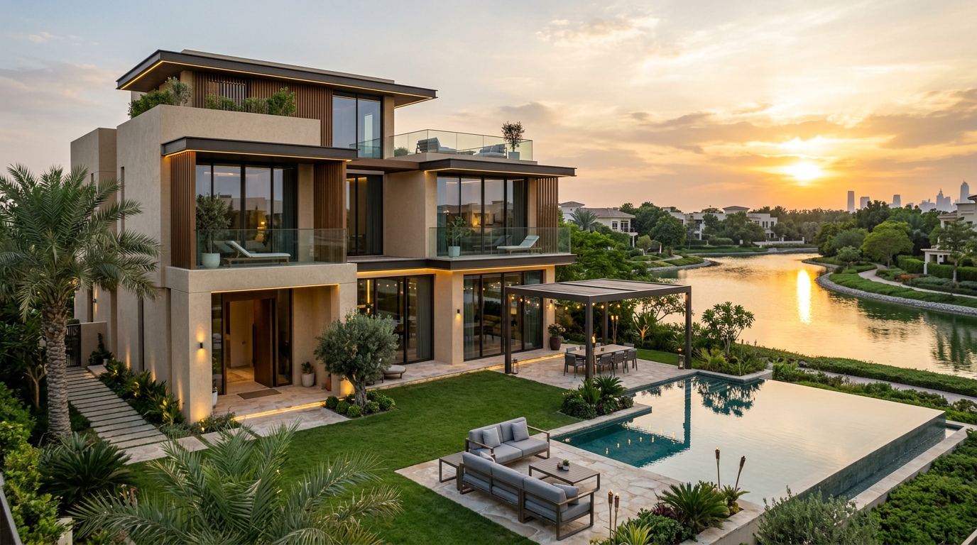 The Springs 4 Emirates Living Dubai Luxury Villa Render